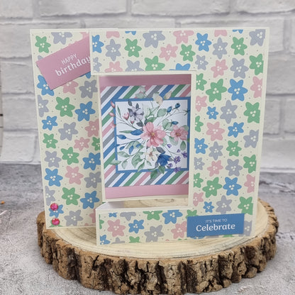 The Paper Boutique Sunny Gardens Bloc de Cartes Couleur 20,3 cm x 20,3 cm