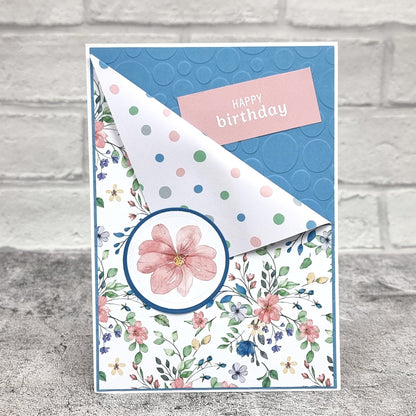 The Paper Boutique Sunny Gardens Bloc de Cartes Couleur 20,3 cm x 20,3 cm