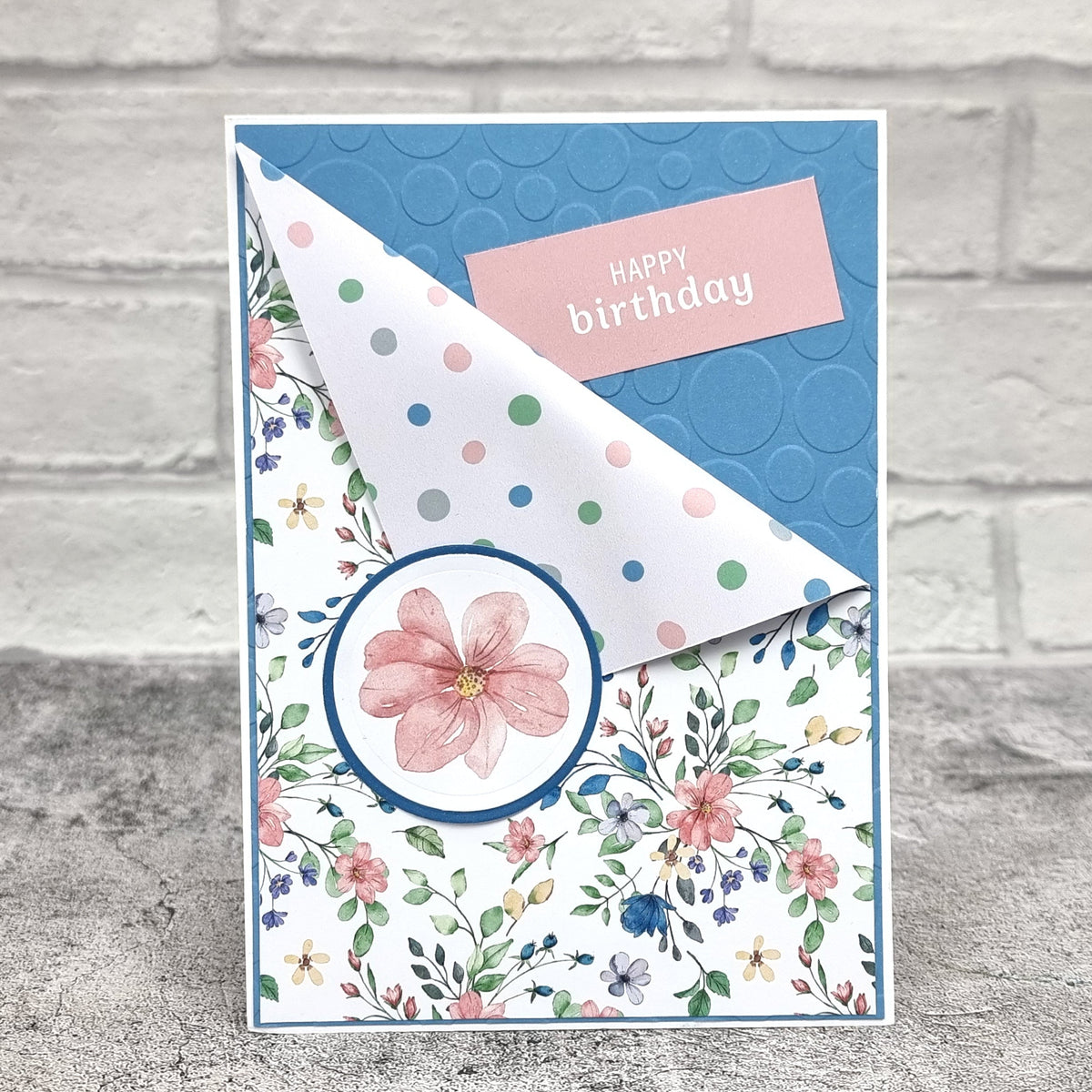 The Paper Boutique Blocs de papier décoratifs Jardins ensoleillés 30,5 x 30,5 cm