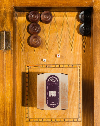 Bougie Habibi - Safran, tabac & lait d’amande