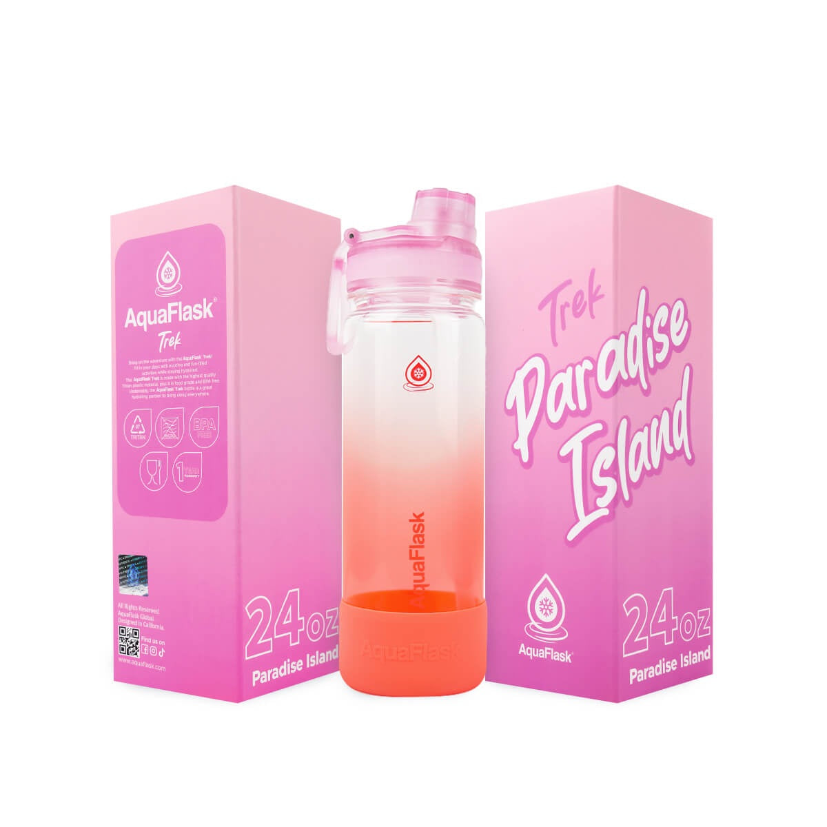 Bouteille d'eau Tritan AquaFlask Trek V2 40oz – Sans BPA et anti-fuite