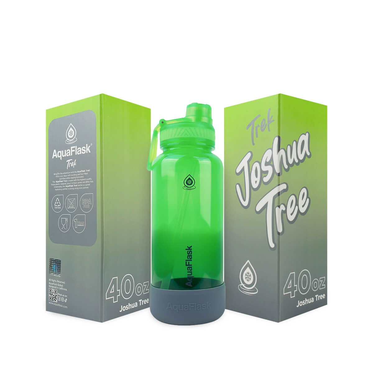Bouteille d'eau Tritan AquaFlask Trek V2 40oz – Sans BPA et anti-fuite