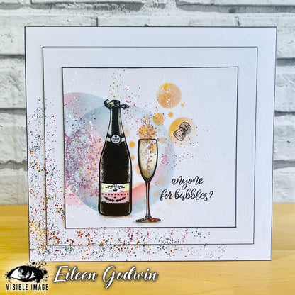 Visible Image Anyone For Bubbles - A6 Stamp Set