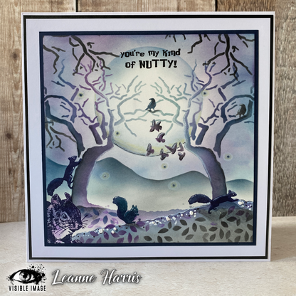 Pochoir « Branche d'image visible » - 6 x 6