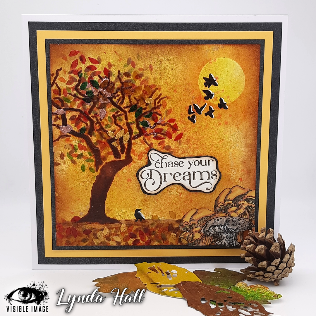 Pochoir « Branche d'image visible » - 6 x 6