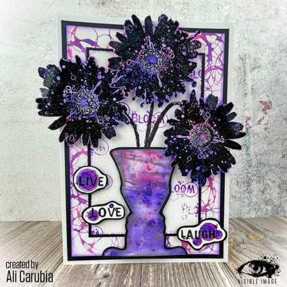 Visible Image Où les fleurs fleurissent - Set de tampons A5