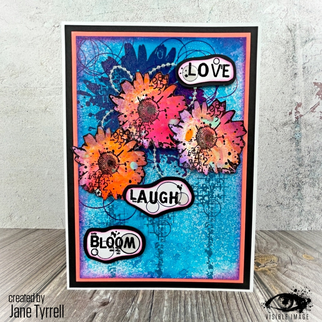 Visible Image Où les fleurs fleurissent - Set de tampons A5