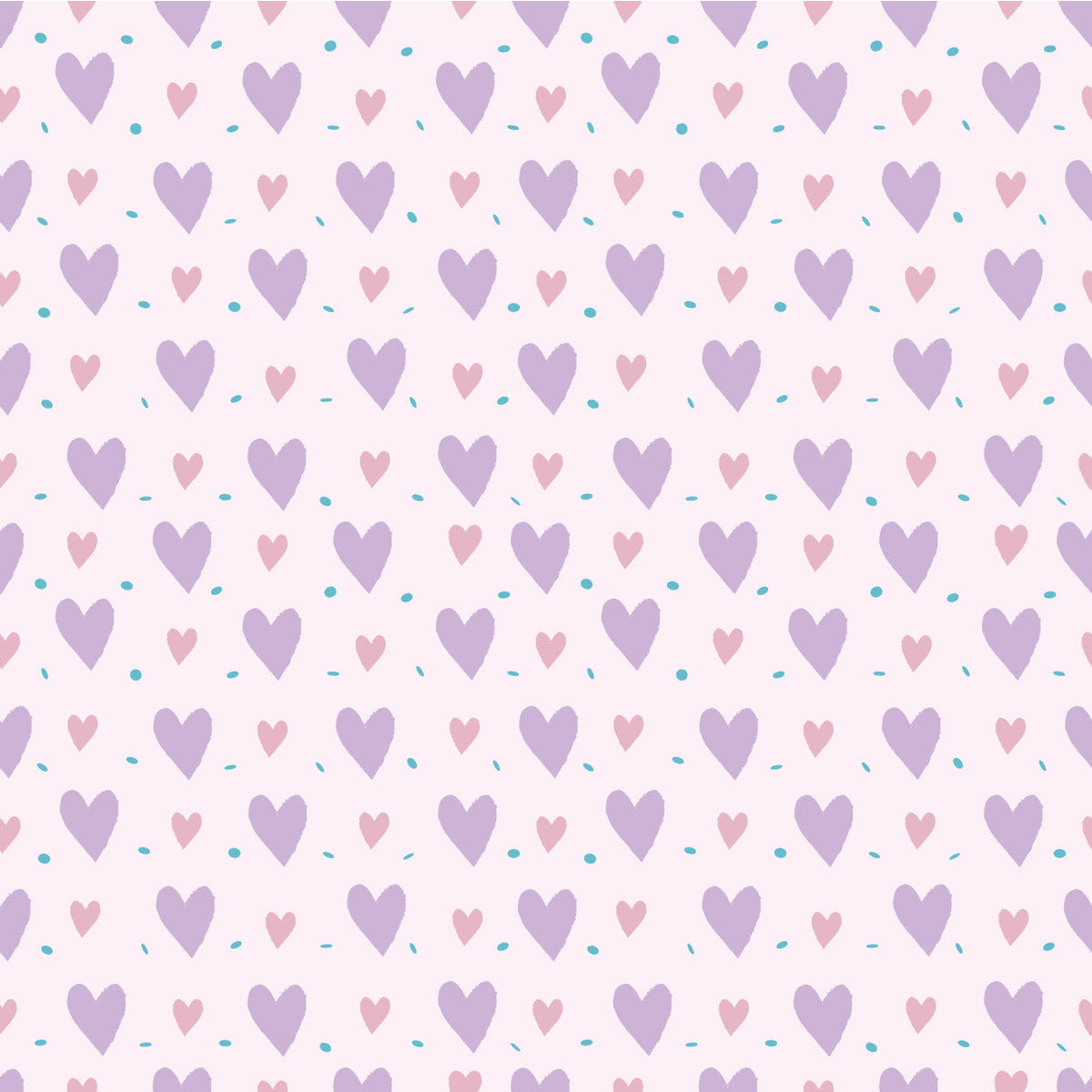 Valentines Hearts Purple HTV#2