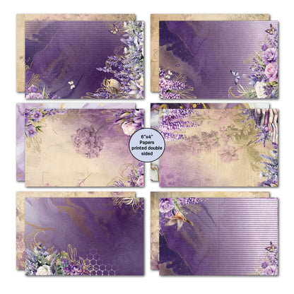 Paquet de cartes 10x15 Lilac Euphoria 3Quarter Designs