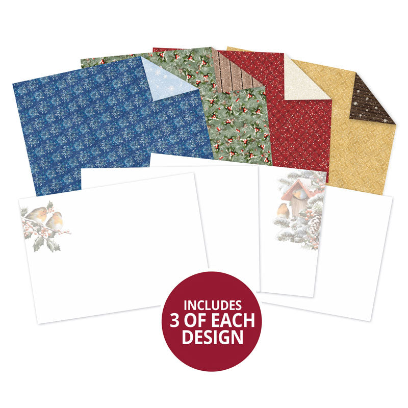 Inserts et papiers de luxe Winter Robins