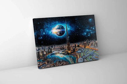 Wall Art-Dubai Concept-Canvas Print-Skyline