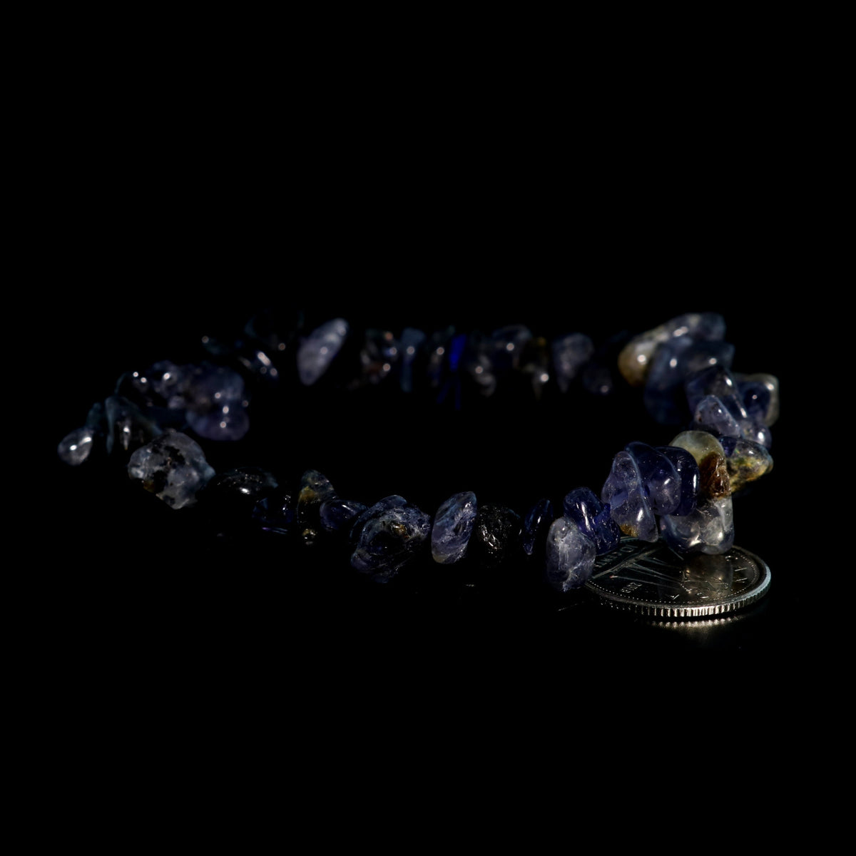 Iolite Chip Bracelet