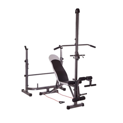 Banc de Musculation avec Poulie Latissimus et Pupitre à Biceps (LHG SR-01)