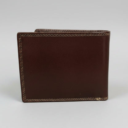 MET Men’s Bi-Fold Flip Coin Wallet