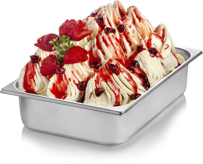 Wild Strawberry Sundae Dessert Topping - 3 KG Bucket - Wild Strawberry Variegate - Rubicone Canada - Ships Free Within Canada on Orders Above CAD $199