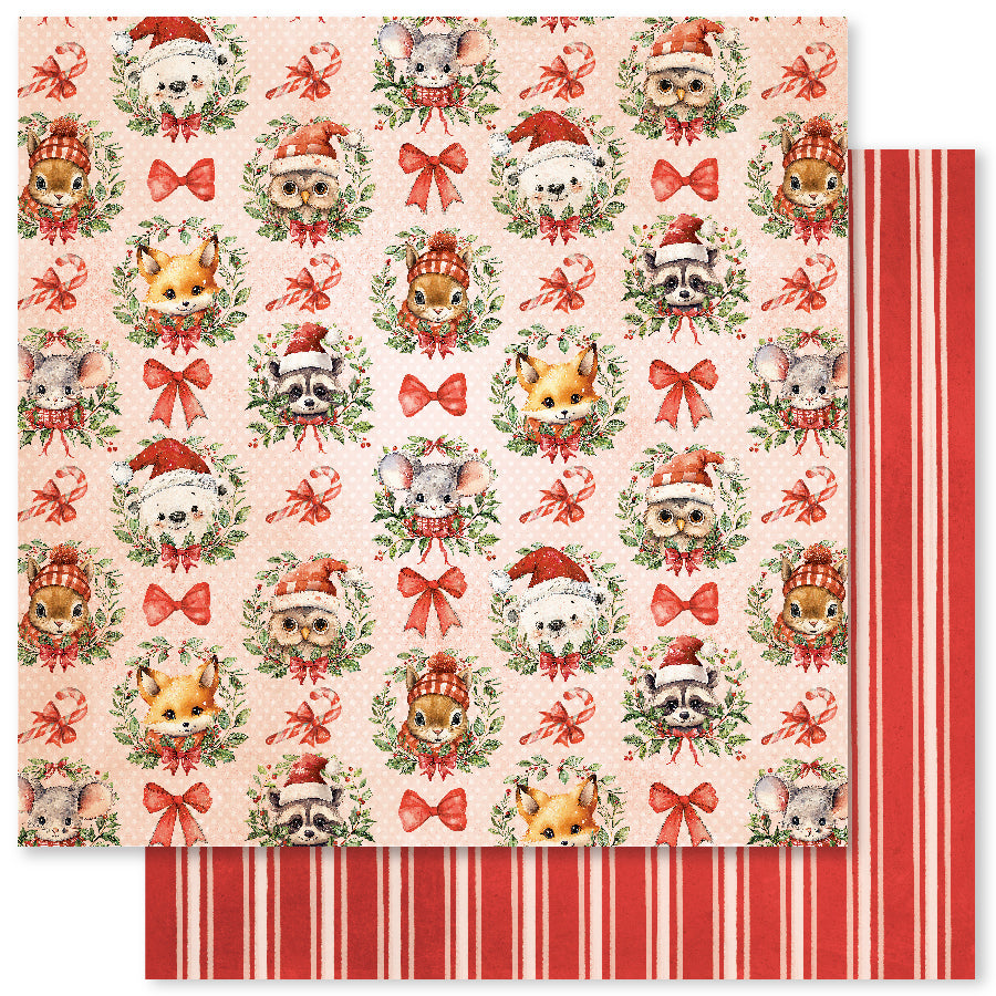Collection de Papiers de Noël Forêt 30x30 cm 33042