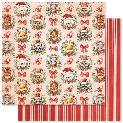 Collection de Papiers de Noël Forêt 30x30 cm 33042
