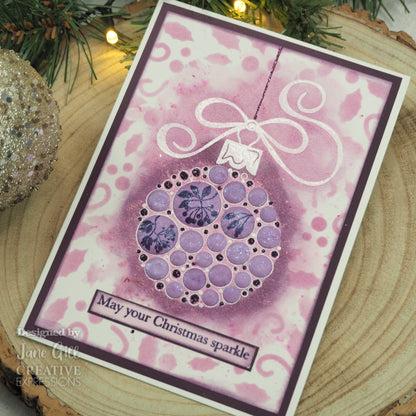 Woodware Clear Singles Grande bulle – Tampon grand dessus de carte 10,16 cm x 15,24 cm
