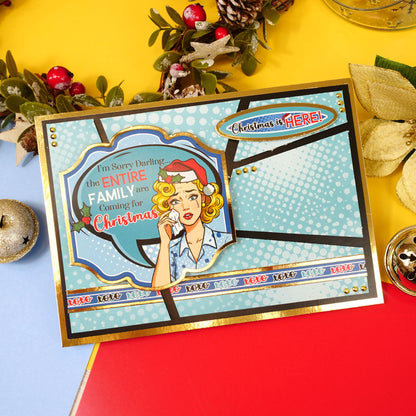 Christmas Crackers Topper Sheet - Christmas Spirit