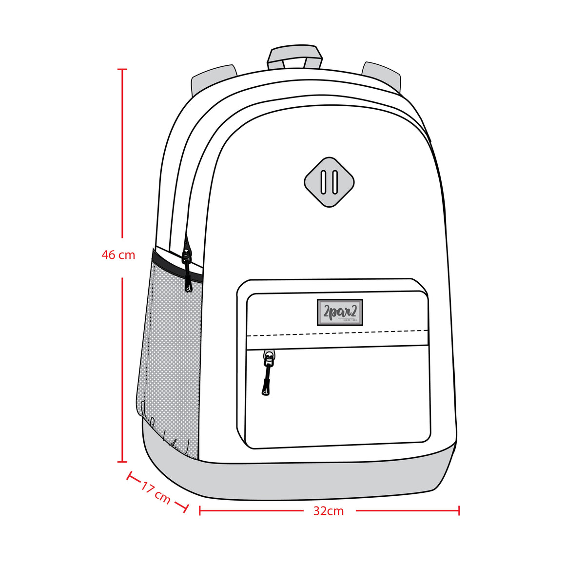 Kids Backpack Blue Dinosaur Print