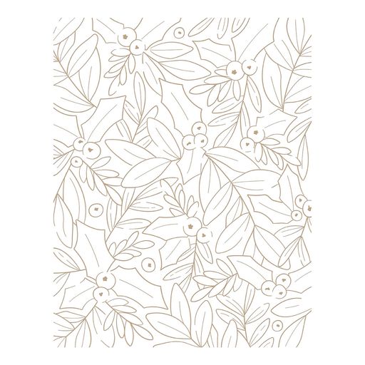Plaque de fond Glimmer Holly à estampage à chaud de la collection De-Light-Ful Christmas par Yana Smakula