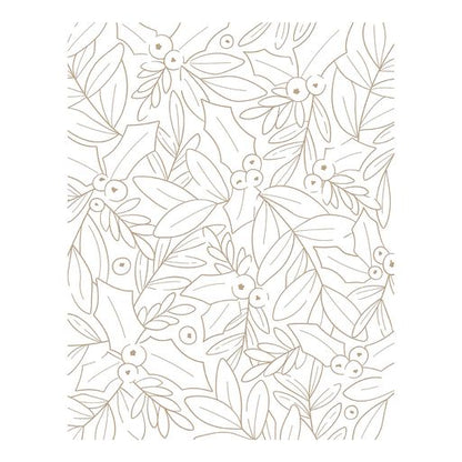 Plaque de fond Glimmer Holly à estampage à chaud de la collection De-Light-Ful Christmas par Yana Smakula