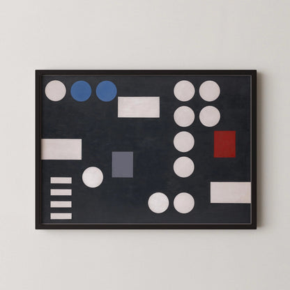 Sophie Taeuber-Arp Geometric Art Print: Bauhaus Modernism (Available Framed)