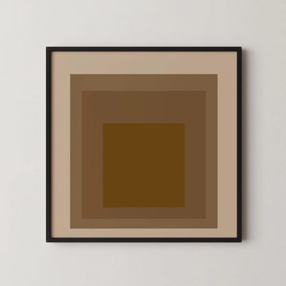 Josef Albers, impression Giclée « Going Dutch » : Art moderne du milieu du siècle « Hommage au carré »