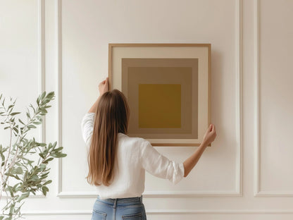 Josef Albers, impression Giclée « Going Dutch » : Art moderne du milieu du siècle « Hommage au carré »