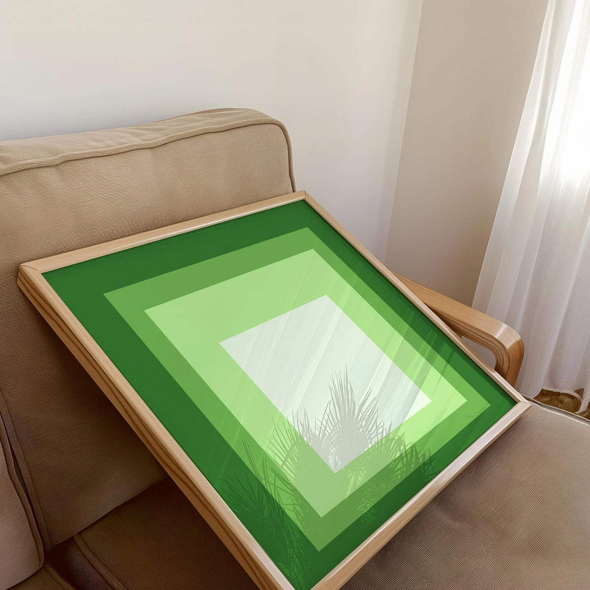 Josef Albers Inspired 'Homage to the Square' Giclee Print: Mid-Century Modern Art