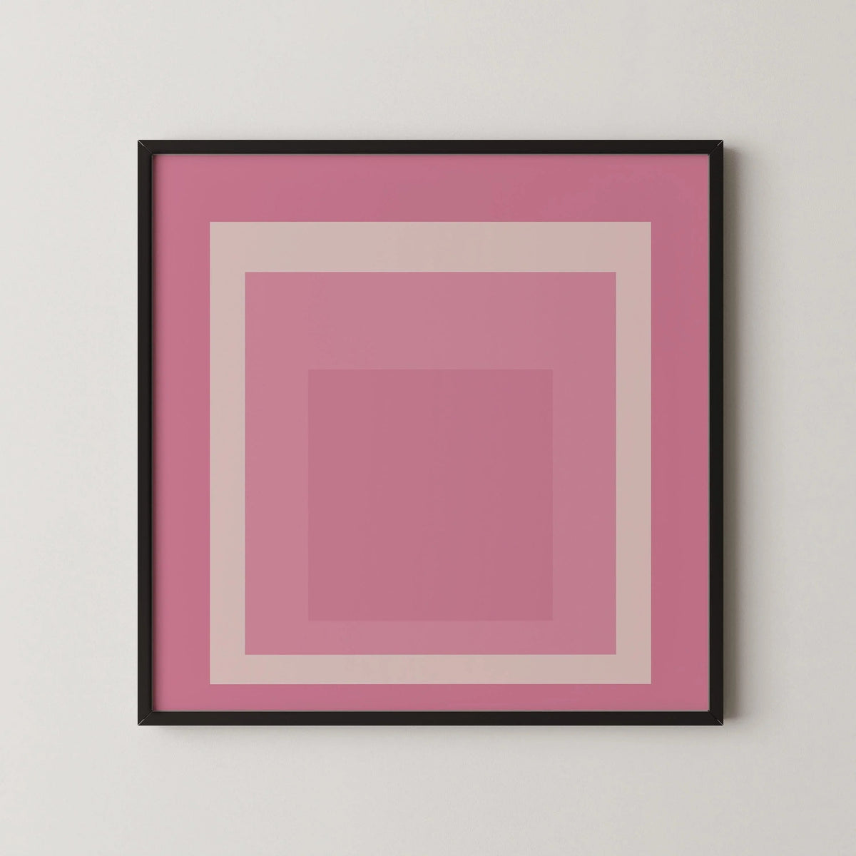 Inspiré de Josef Albers - Margot - Impression Giclée « Hommage au Carré » : Art moderne du milieu du siècle