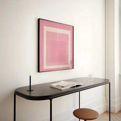 Inspiré de Josef Albers - Margot - Impression Giclée « Hommage au Carré » : Art moderne du milieu du siècle