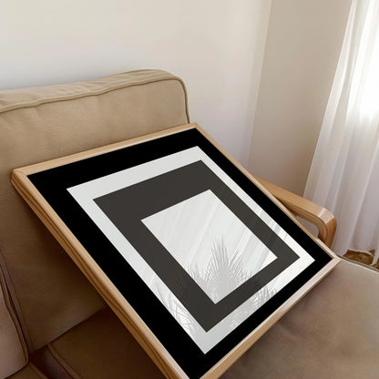 Impression Giclée « Smoking » inspirée de Josef Albers : Art Moderne du Milieu du Siècle, Option Encadrée