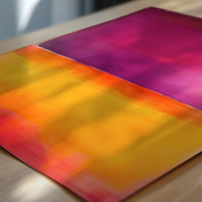 After Mark Rothko - Orange and Purple (Colour Field: AI) | Modern Abstract Art (Available handframed or unframed)