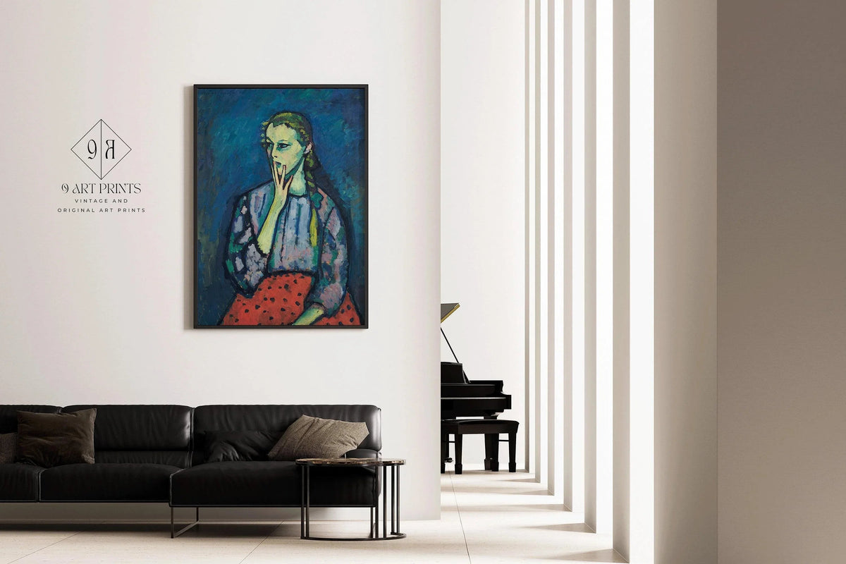 Alexej Von Jawlensky - Portrait of a Girl | Famous Art (available handframed or unframed)