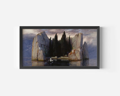 Arnold B√∂cklin - The Isle of the Dead | Eerie and Evocative Symbolist Art | PRINT | Available framed 2x1