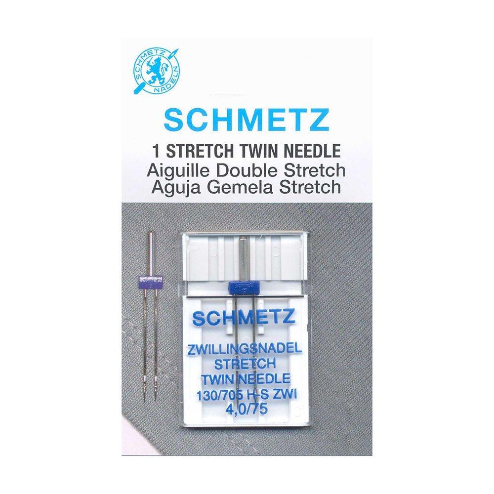 Aiguille jumelée SCHMETZ #1775 Stretch - 75/11 - 4.0mm - 1 pièce