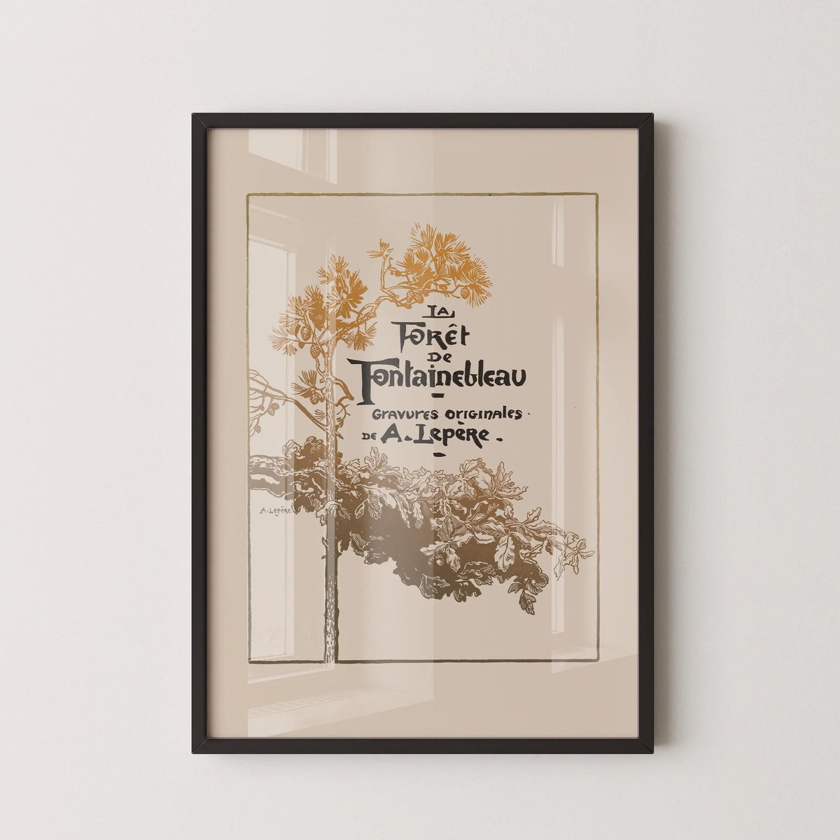 Auguste Lep√®re - La For√™t de Fontainebleau Art Nouveau Print