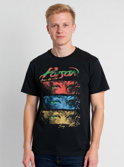 T-Shirt Yeux - Poison (Noir)