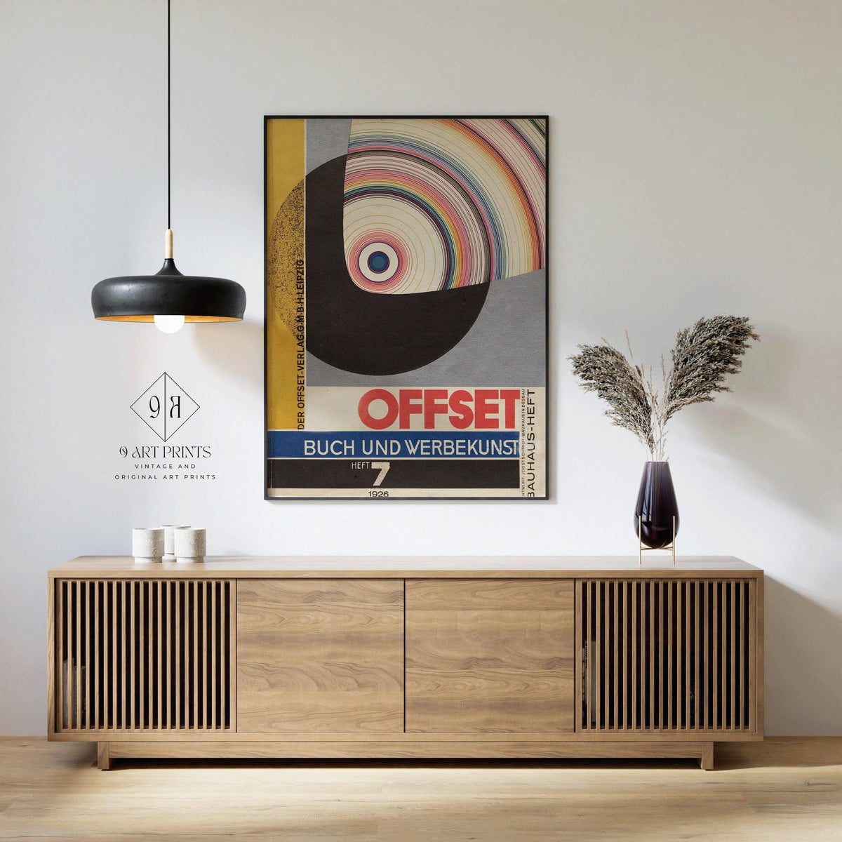 Bauhaus Magazine Cover Art Print: Joost Schmidt Mid-Century Modern