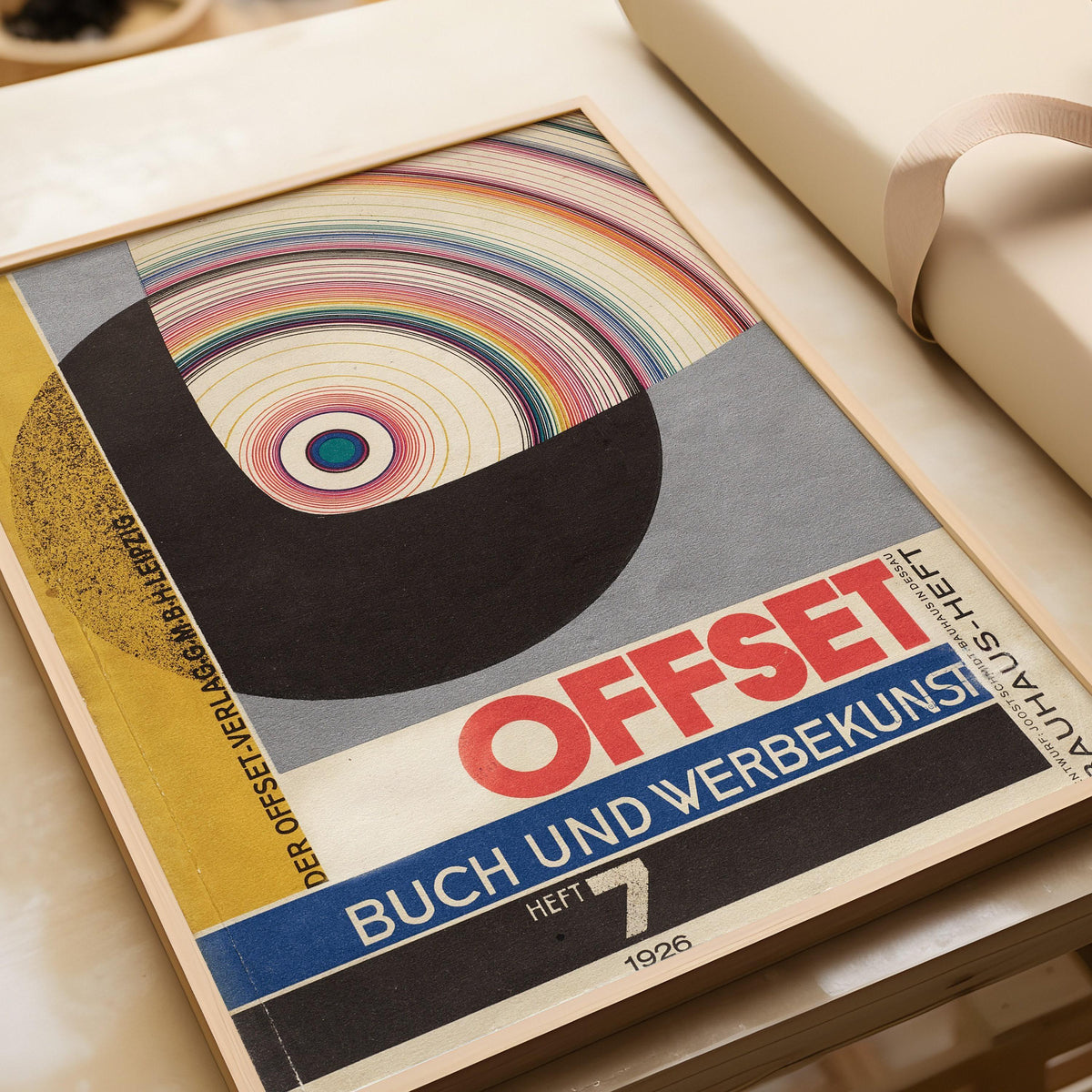 Bauhaus Magazine Cover Art Print: Joost Schmidt Mid-Century Modern