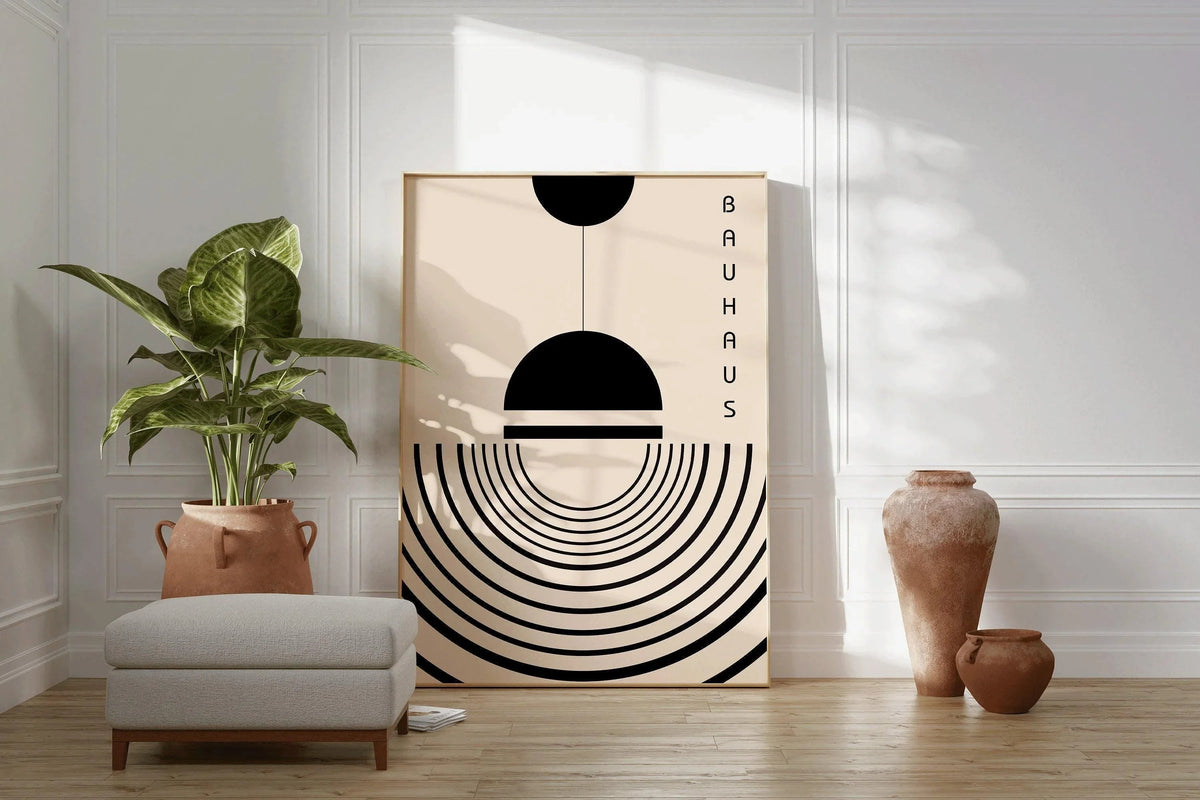 Bauhaus 'The Lamp' Art Print: Mid-Century Modern Giclee