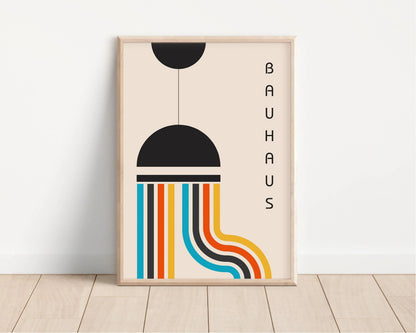 Bauhaus 'The Lamp' Art Print: Mid-Century Modern Giclee