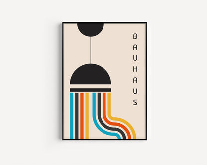 Bauhaus 'The Lamp' Art Print: Mid-Century Modern Giclee