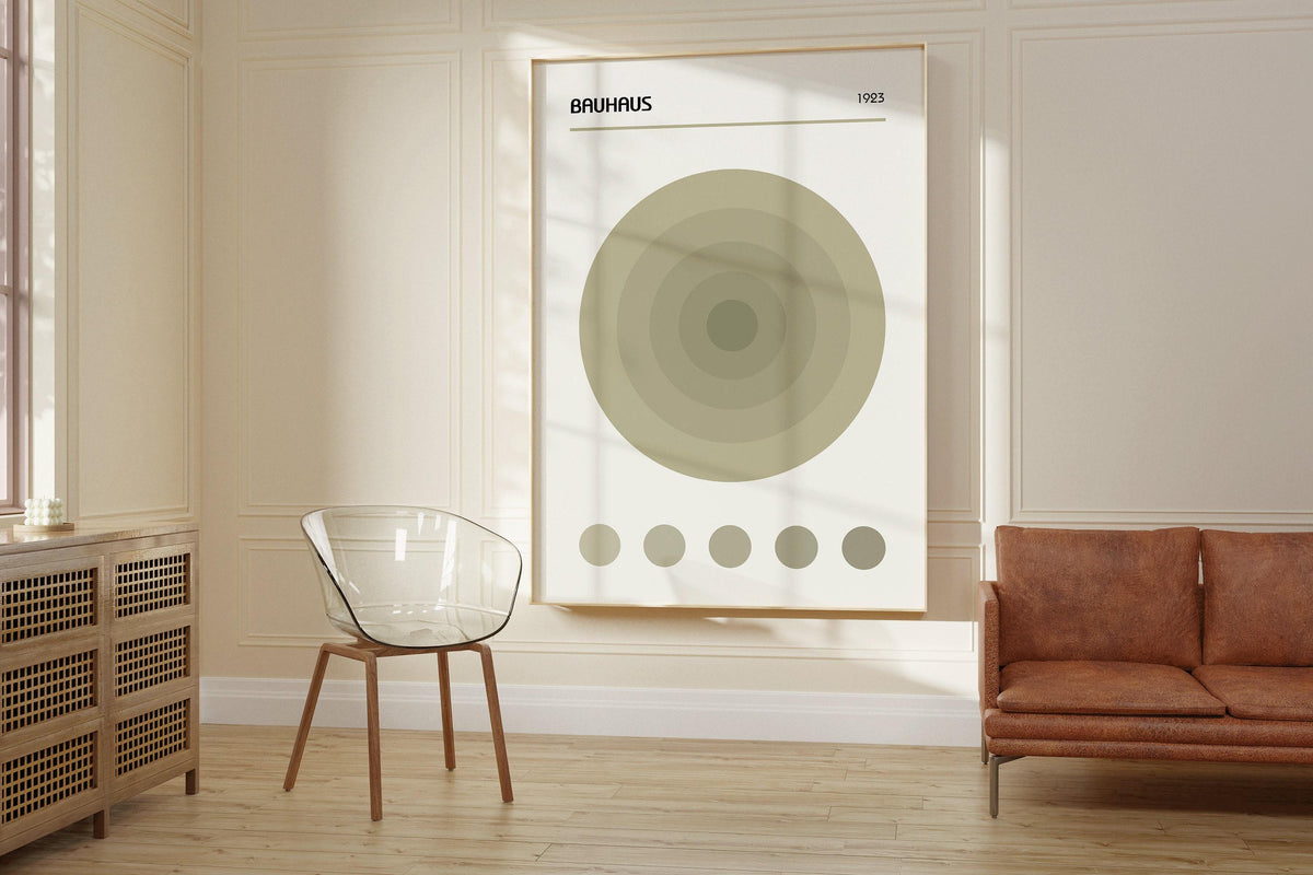 Affiche d'art Bauhaus « The Target » : Giclée moderne du milieu du siècle