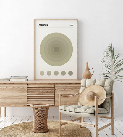 Affiche d'art Bauhaus « The Target » : Giclée moderne du milieu du siècle