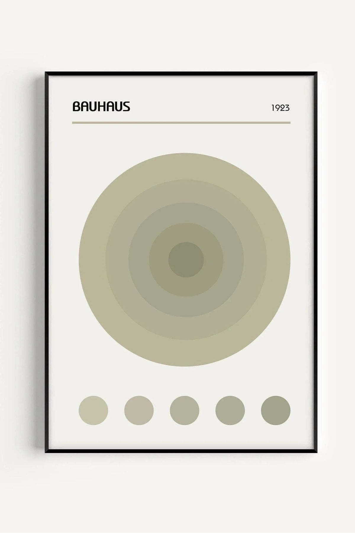 Affiche d'art Bauhaus « The Target » : Giclée moderne du milieu du siècle