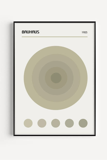 Affiche d'art Bauhaus « The Target » : Giclée moderne du milieu du siècle
