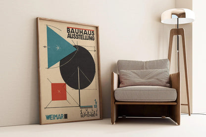 Impression Giclée Exposition Bauhaus : Art Moderne Mid-Century