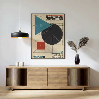 Impression Giclée Exposition Bauhaus : Art Moderne Mid-Century